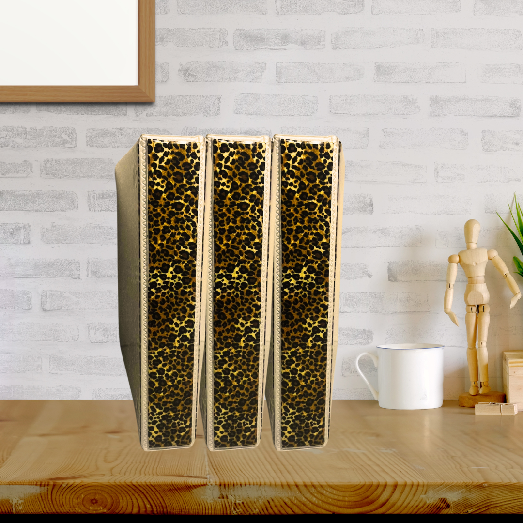 Clarity Journal Leopard Encased Fabric