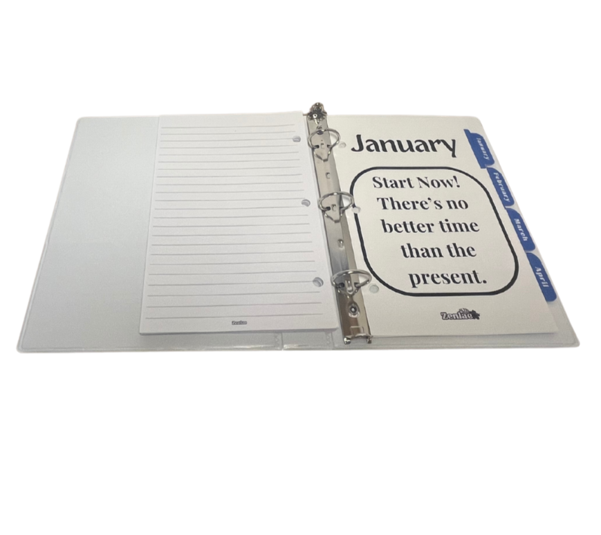 Clarity Journal Leopard Encased Fabric