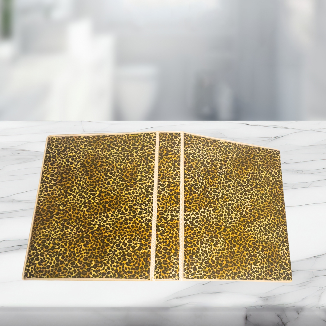 Clarity Journal Leopard Encased Fabric