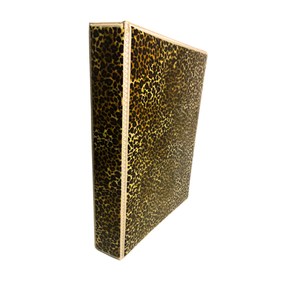 Clarity Journal Leopard Encased Fabric