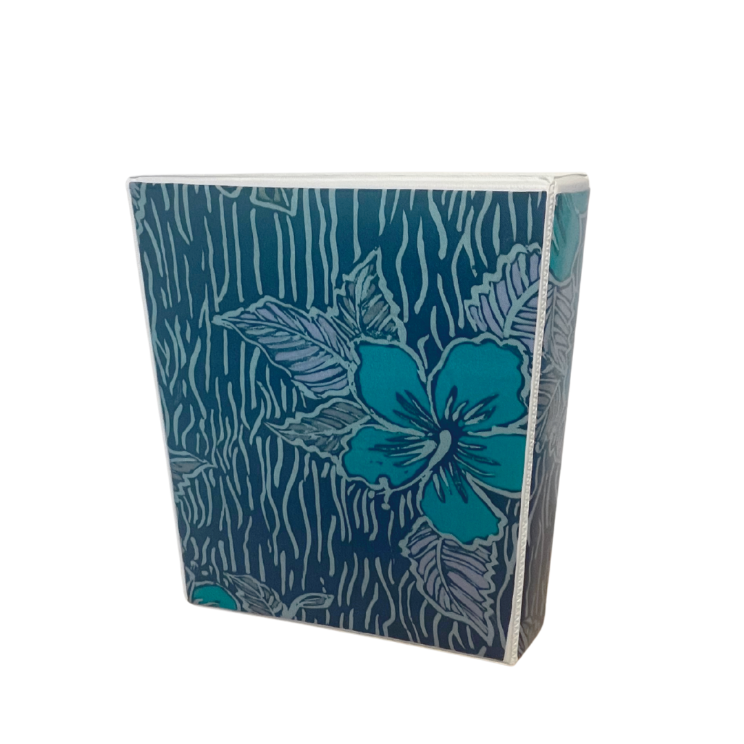 Reflection Journal  Hibiscus Batik Encased Fabric