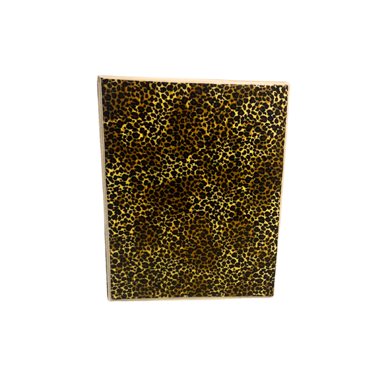 Clarity Journal Leopard Encased Fabric